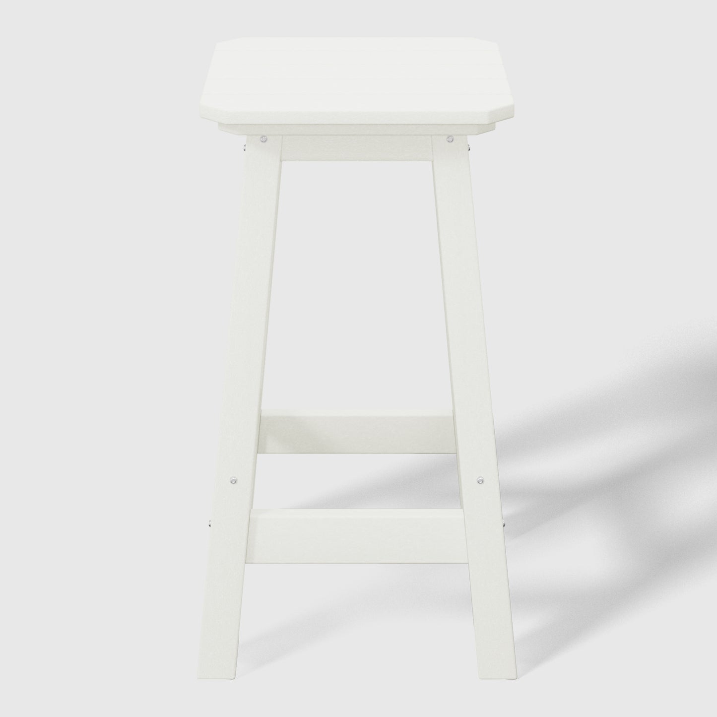 Stockholm  All-Weather Outdoor Square Counter Stool (24" Seat Height)