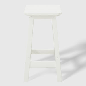 Stockholm  All-Weather Outdoor Square Counter Stool (24" Seat Height)