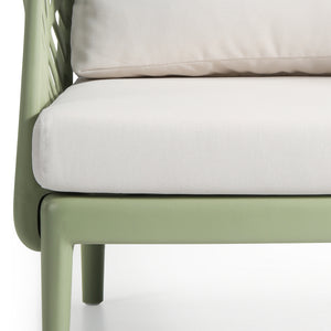 Polyform Deep Seating Left Arm Chair with Cushions