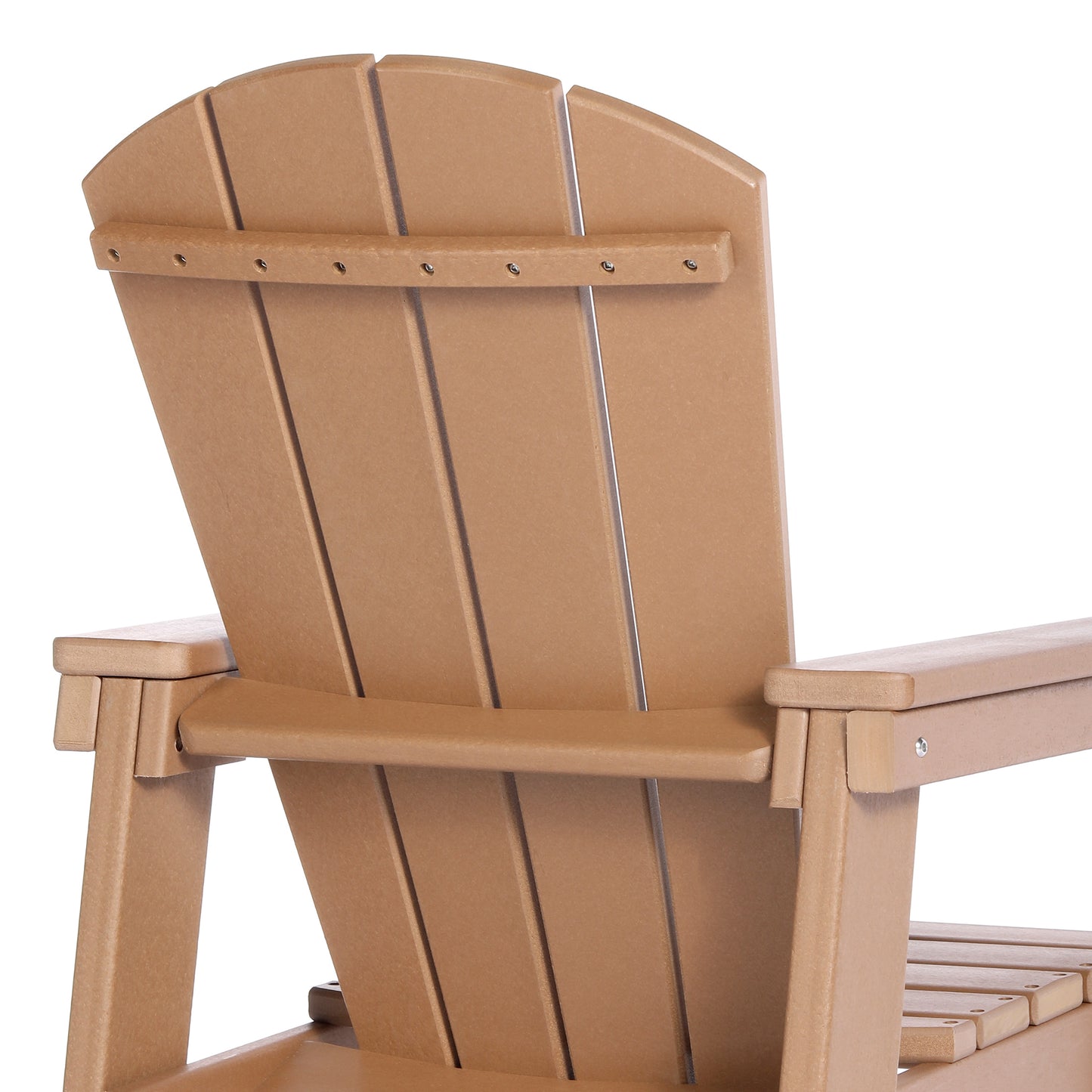 Tiny Terraces Kids' All-Weather Outdoor Poly Adirondack Chair