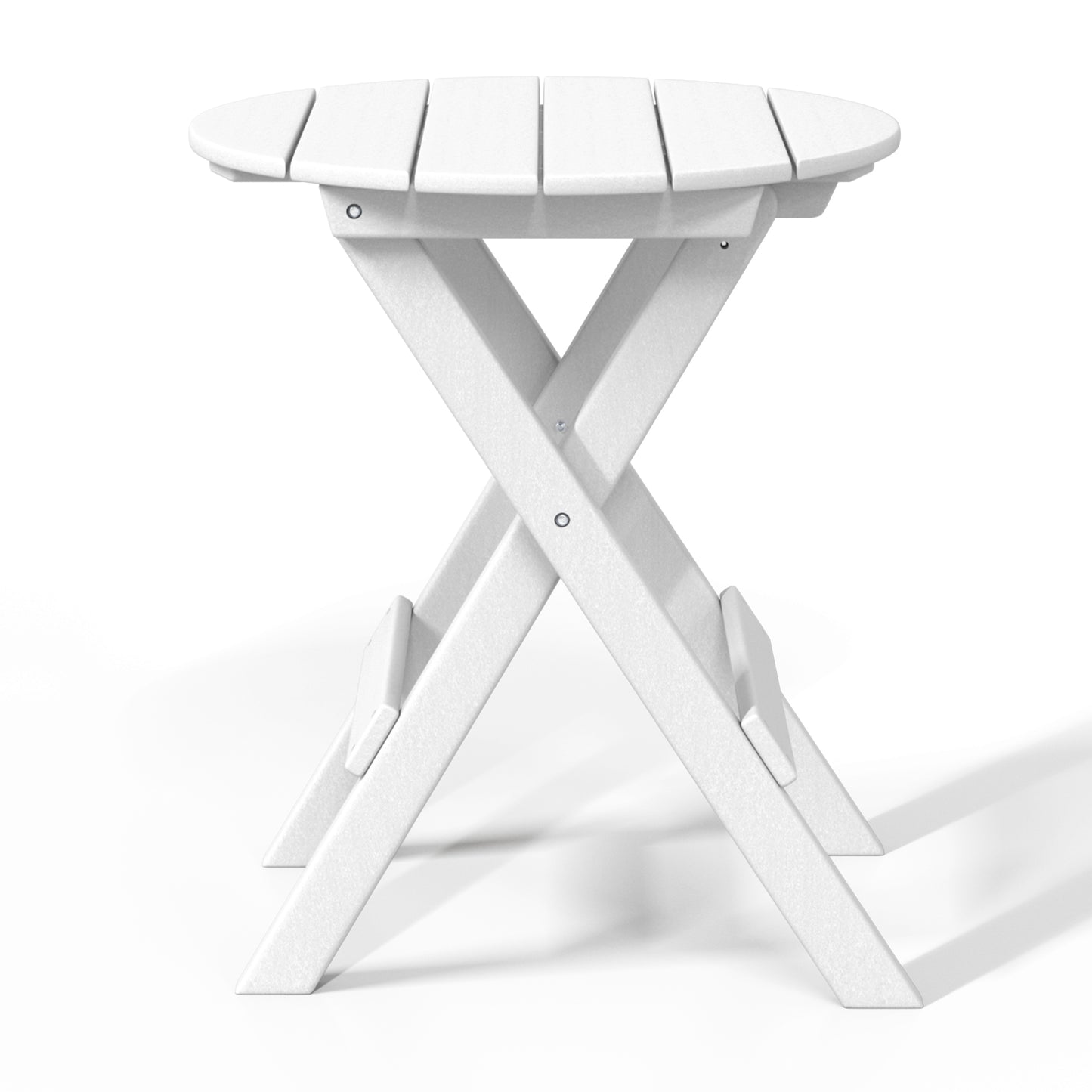 Tuscany All-Weather Outdoor Patio Round Folding Dining Table (24" Top)