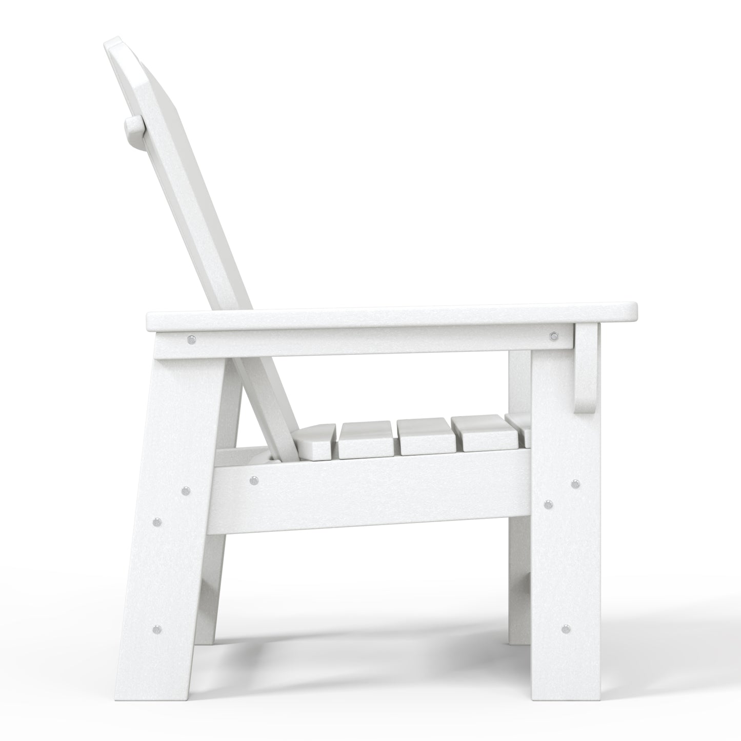 Tiny Terraces Kids' All-Weather Outdoor Poly Adirondack Chair