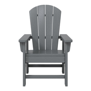 Tiny Terraces Kids' All-Weather Outdoor Poly Adirondack Chair