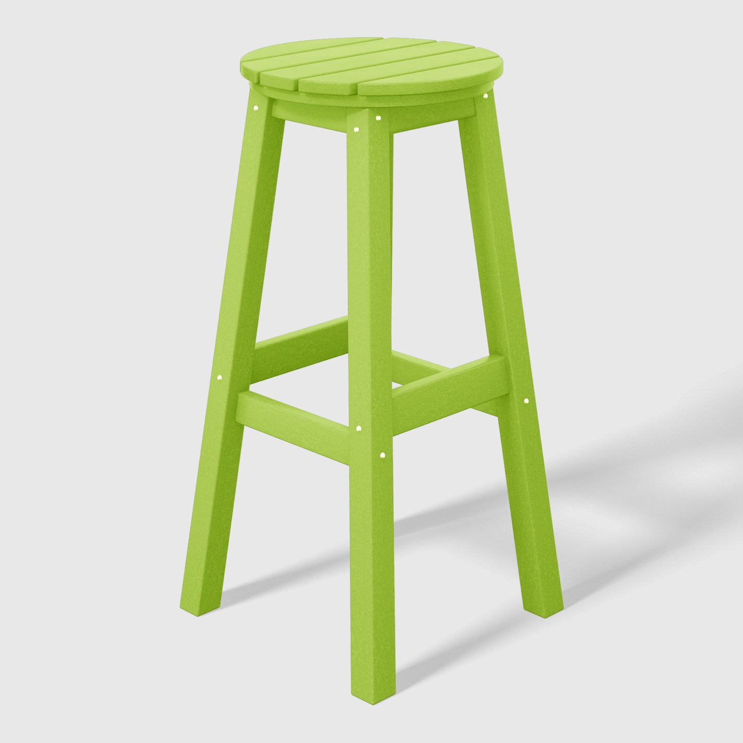 Stockholm All-Weather Outdoor Round Bar Stool (29" Height)