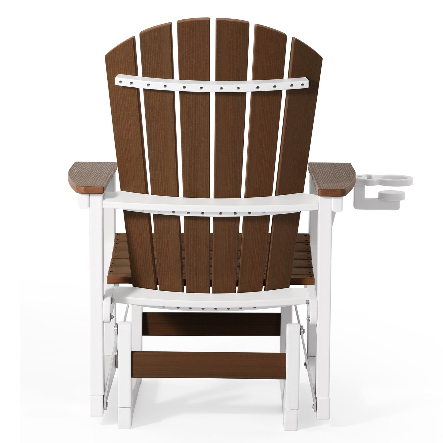 Heritage Ridge Adirondack Glider With Cup Holder