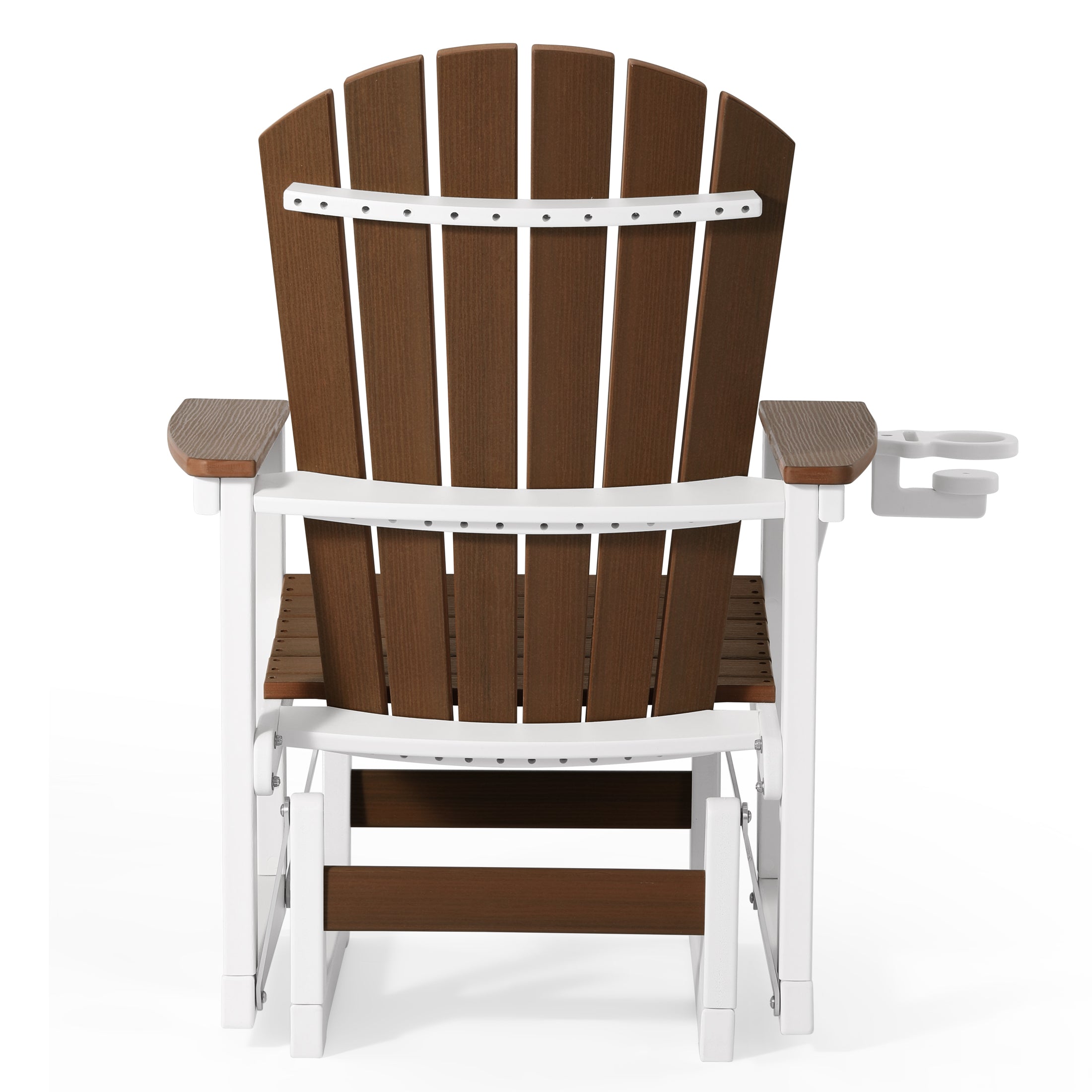 Heritage Ridge Adirondack Glider With Cup Holder