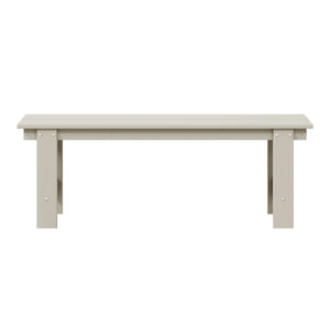 Concord All-Weather Outdoor Patio Bench (48" Wide)