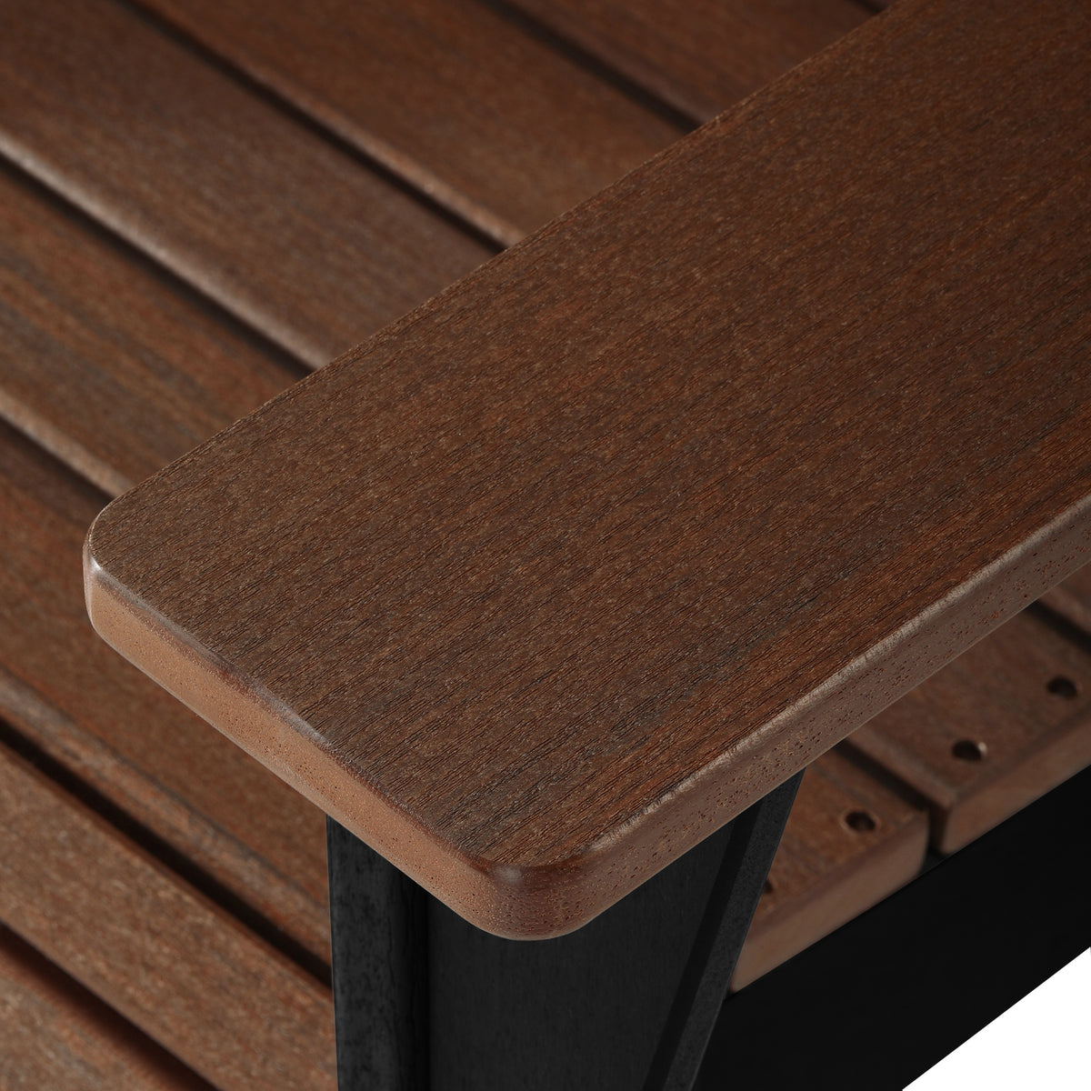 Adirondack Counter Glider With Cup Holder