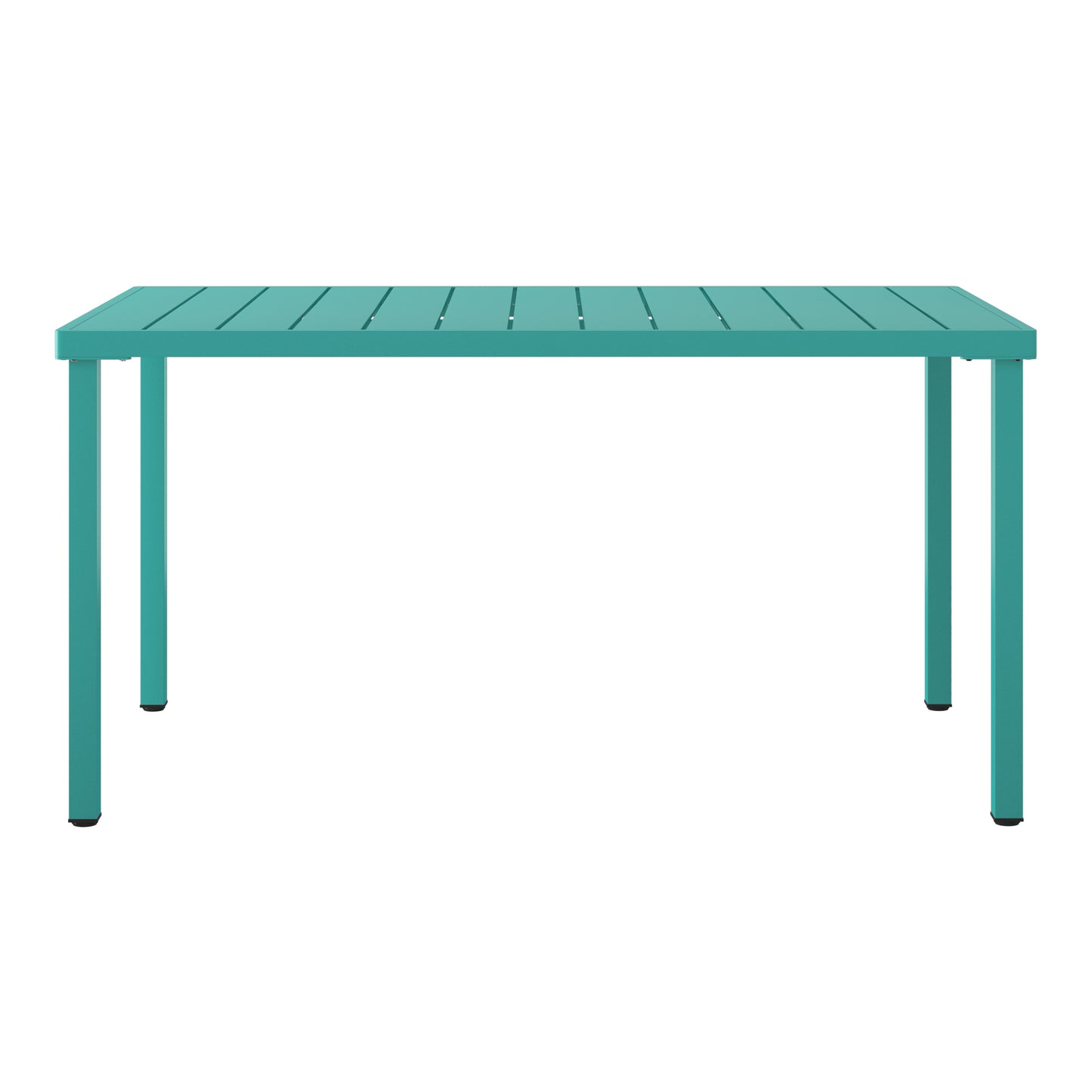 Polyform 59" x 35.4" Steel Rectangular Dining Table