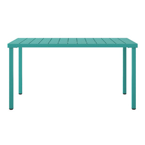 Polyform 59" x 35.4" Steel Rectangular Dining Table