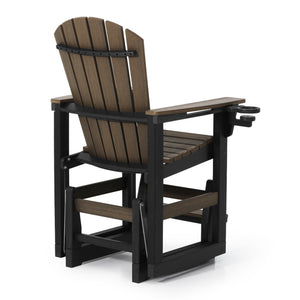 Adirondack Counter Glider With Cup Holder