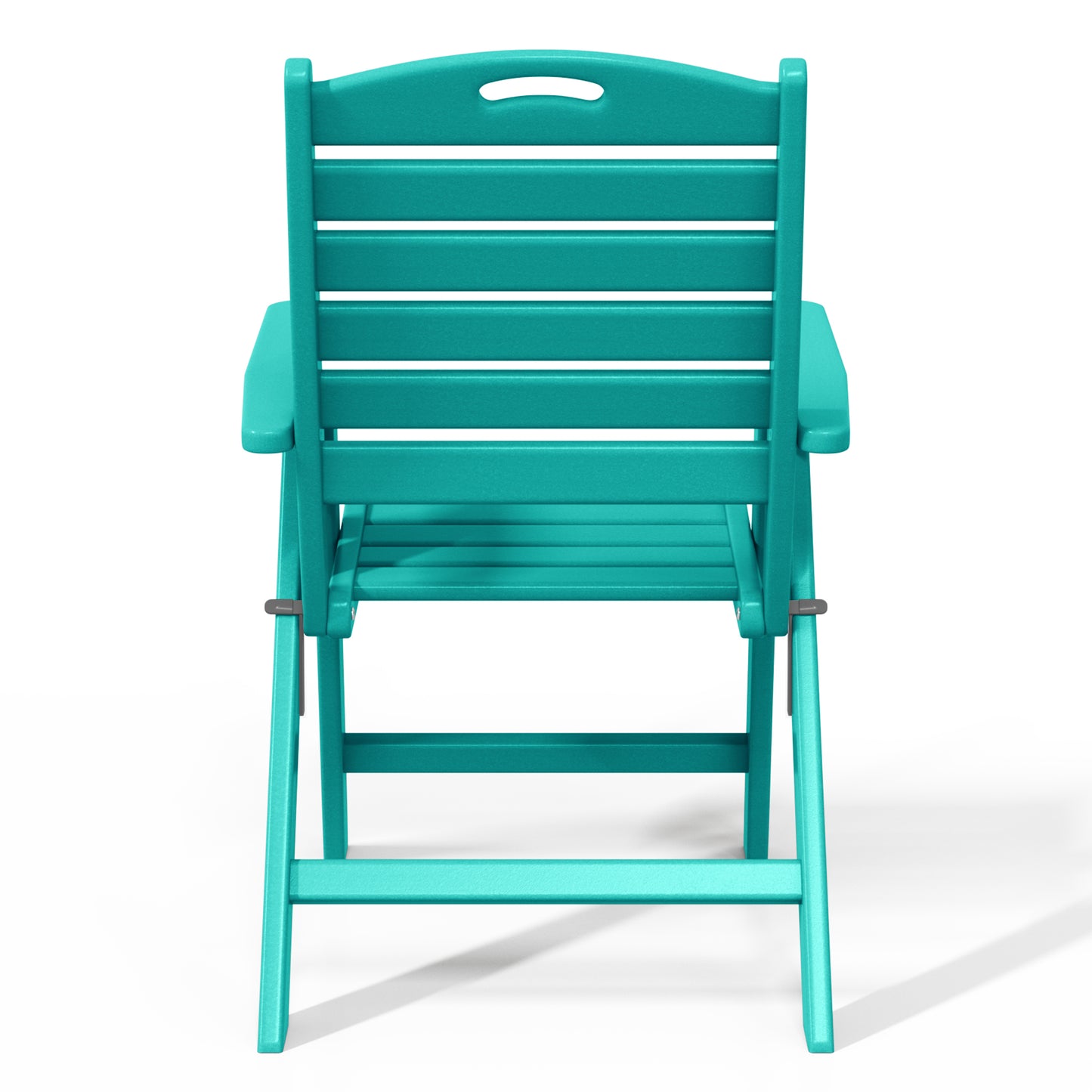 Aarhus All-Weather Outdoor Patio Folding Tall Back Dining Chair (38" High)