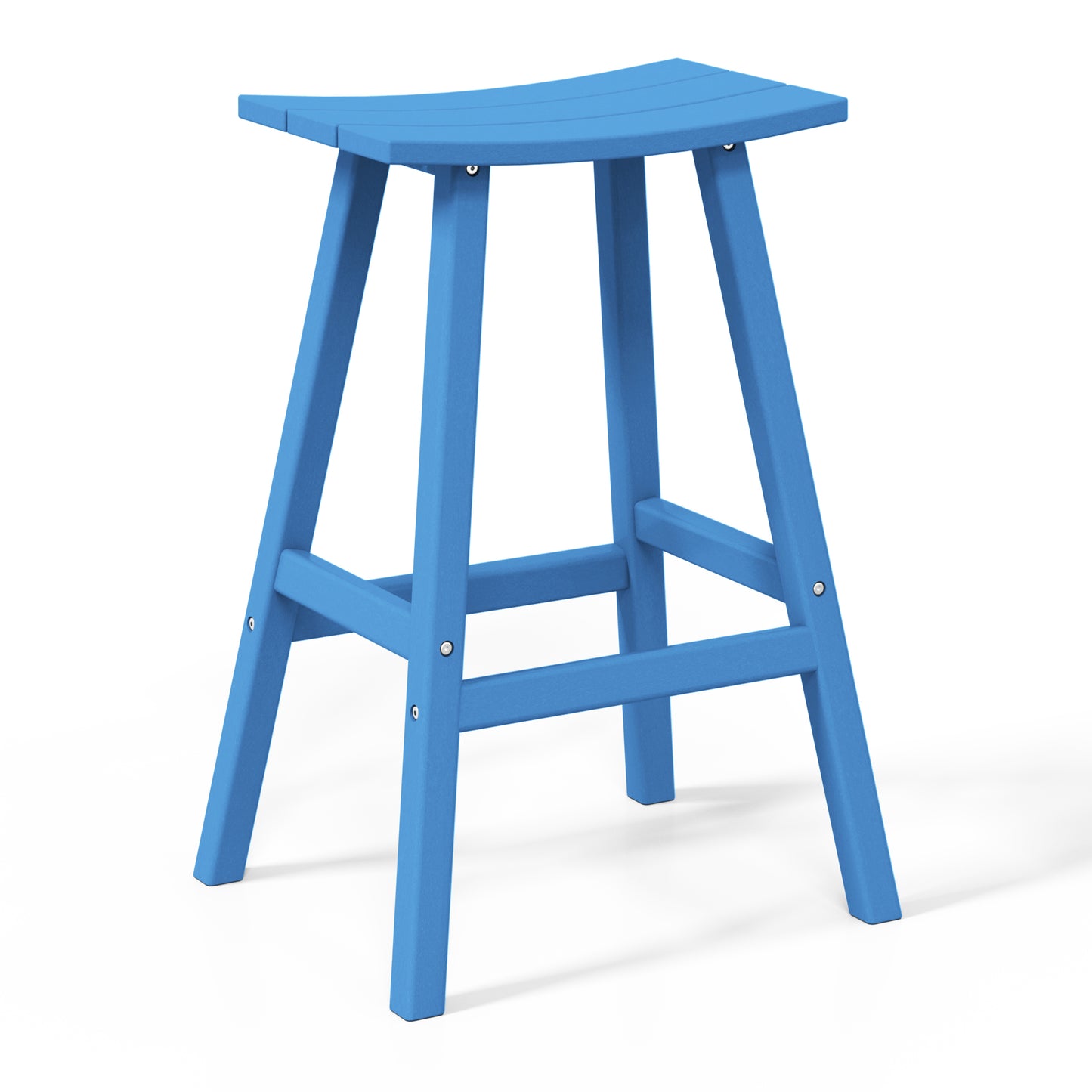 Stockholm All-Weather Outdoor Saddle Bar Stool (29" Height)