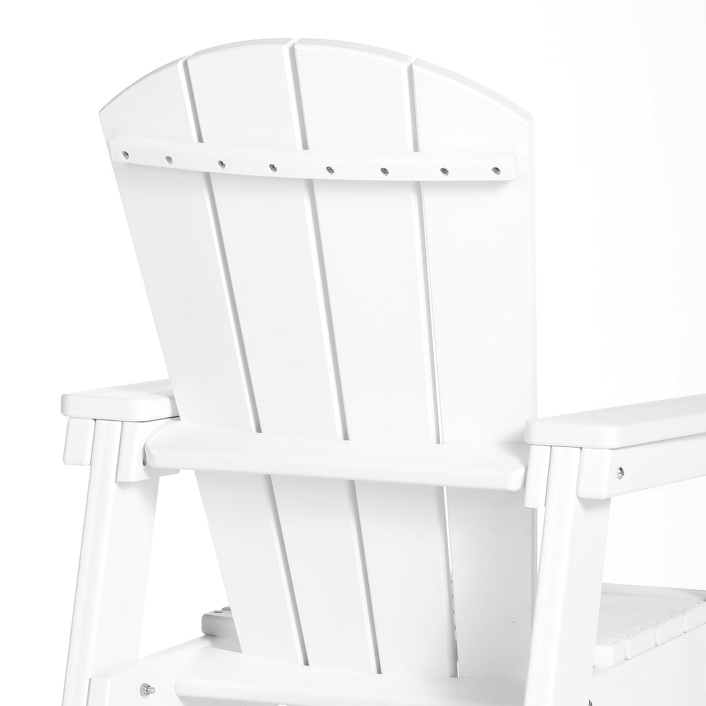 Tiny Terraces Kids' All-Weather Outdoor Poly Adirondack Chair