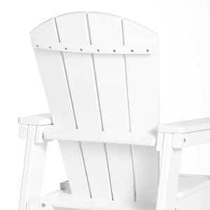 Tiny Terraces Kids' All-Weather Outdoor Poly Adirondack Chair
