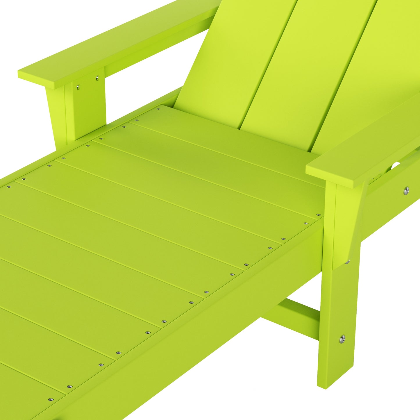 Malibu Modern All-Weather Outdoor Reclining Sun Lounger With Arm Rests & Wheels