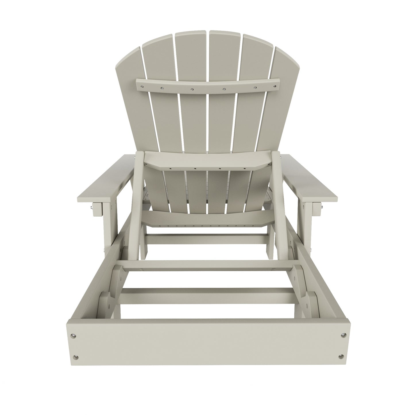 Westport Classic All-Weather Outdoor Adirondack Reclining Sun Lounger With Arms Rests