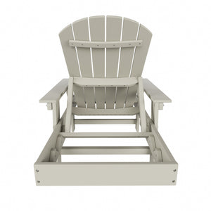 Westport Classic All-Weather Outdoor Adirondack Reclining Sun Lounger With Arms Rests