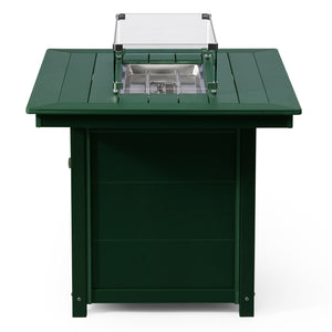 Sedona Rectangular 34" X 46" Dining Fire Pit Table
