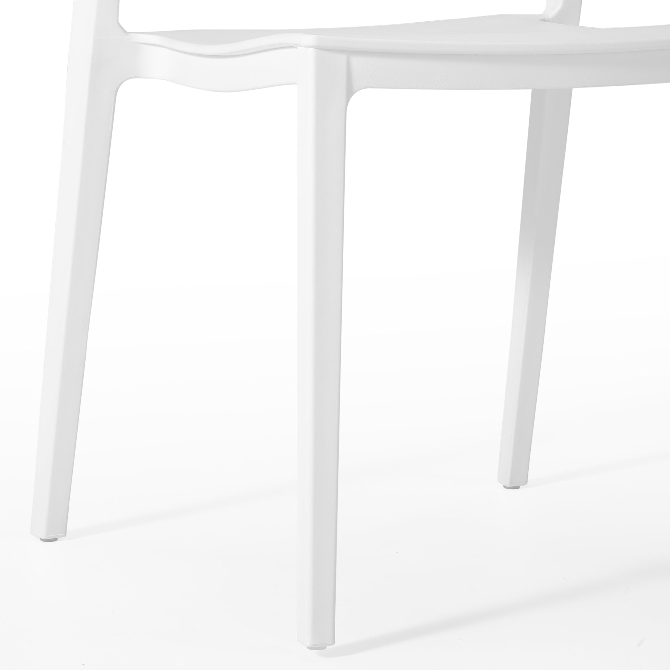 Patio Stacking Dining Side Chair (Set of 2)