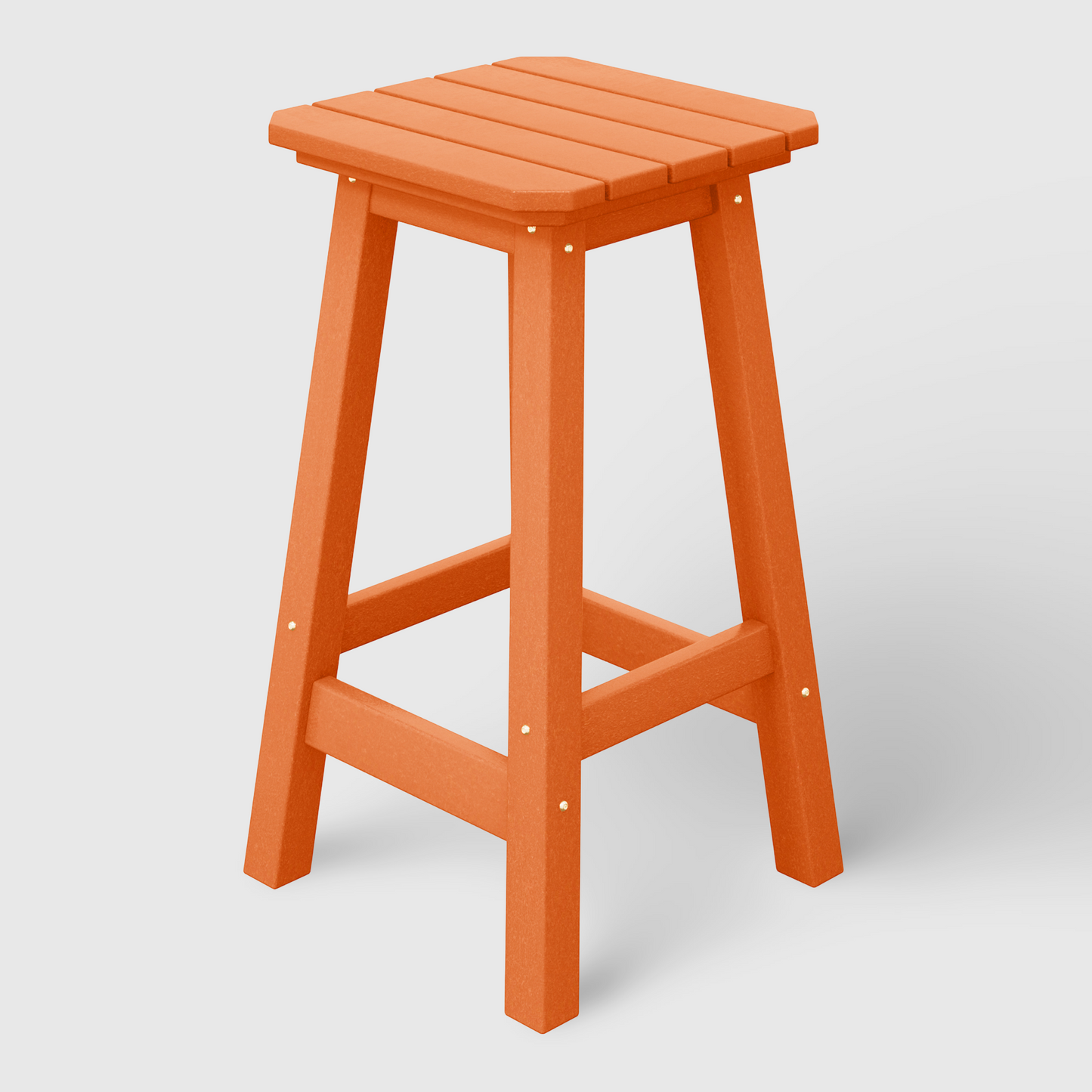 POLYTRENDS™ Stockholm  All-Weather Outdoor Square Counter Stool (24" Seat Height)