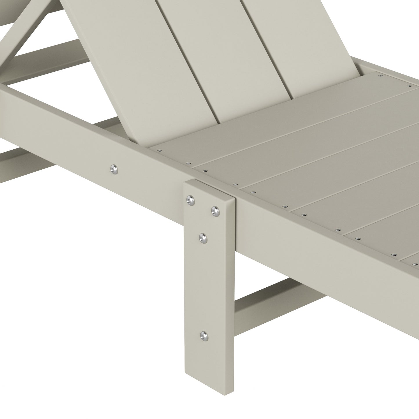 Malibu Modern All-Weather Outdoor Reclining Sun Lounger With Wheels