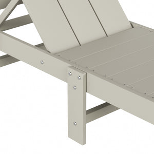Malibu Modern All-Weather Outdoor Reclining Sun Lounger With Wheels