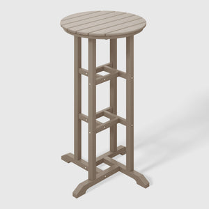 Stockholm All-Weather Outdoor Round Bar Bistro Table (42" Height)