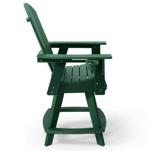 Chatham Adirondack Swivel Counter Chair with Cup Holder