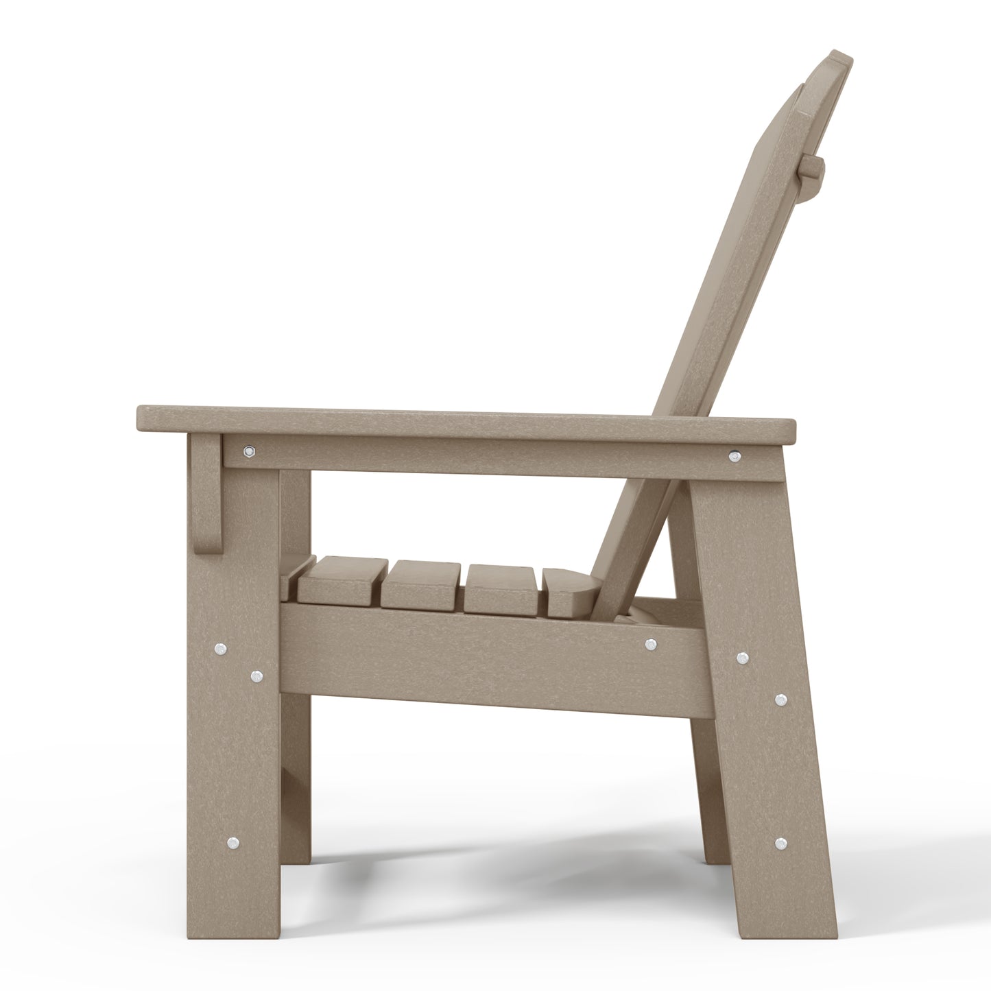 Tiny Terraces Kids' All-Weather Outdoor Poly Adirondack Chair