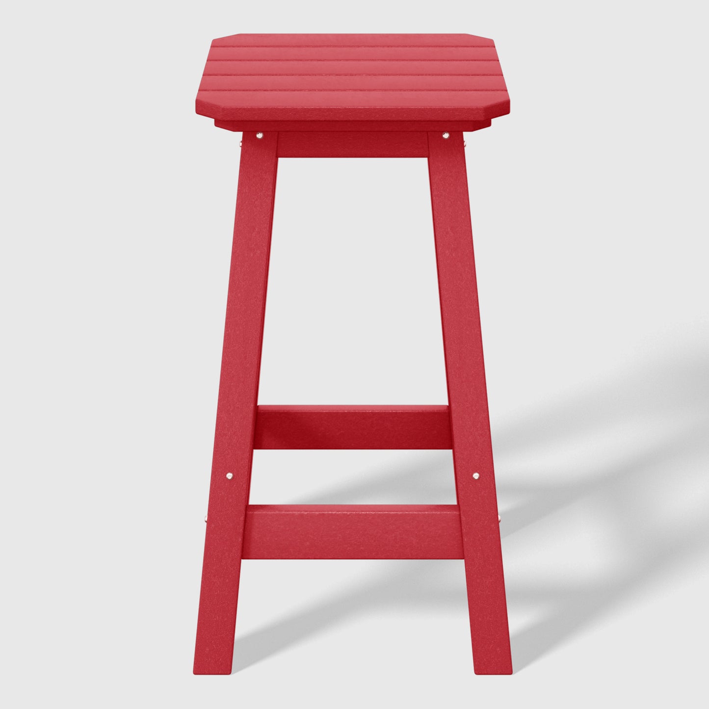 Stockholm  All-Weather Outdoor Square Counter Stool (24" Seat Height)
