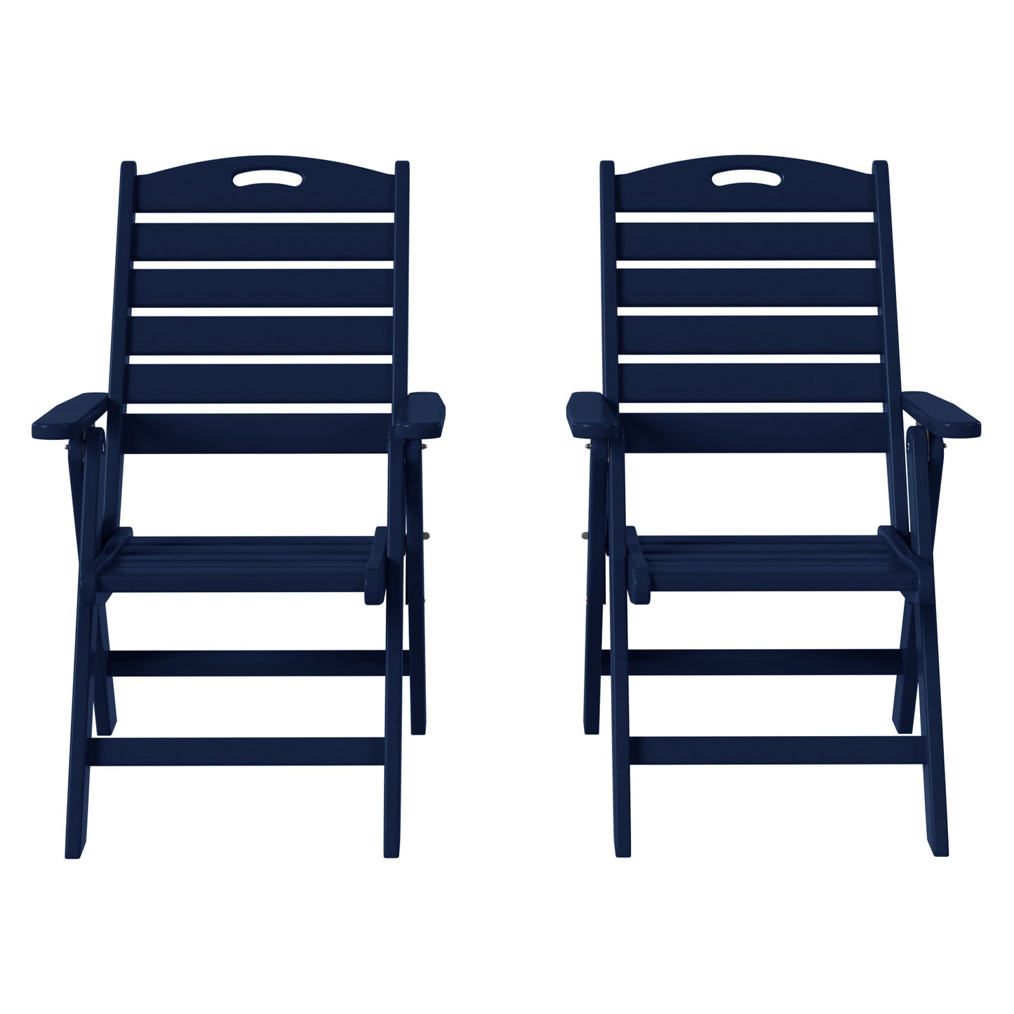 Aarhus Folding High back Dining Chair (Set of 2)