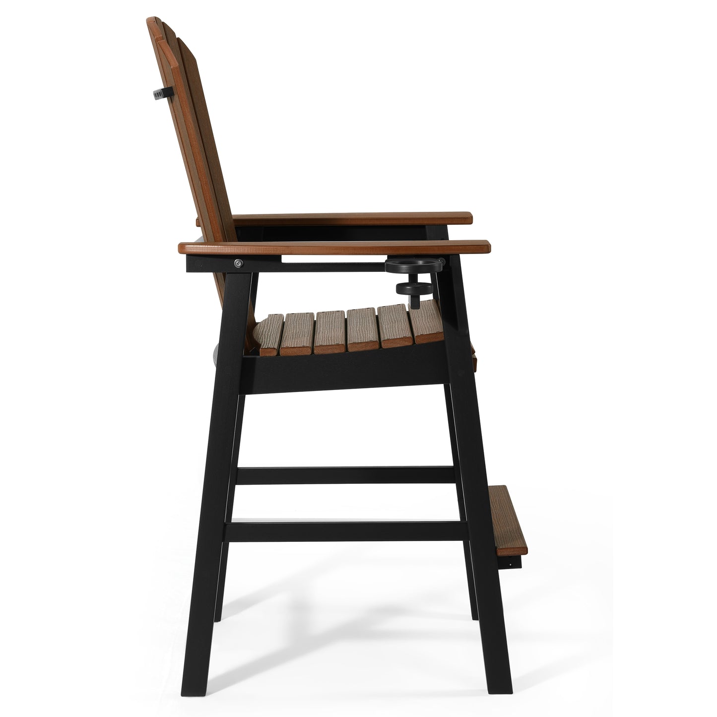 Heritage Ridge Adirondack Bar Chair With Cup Holder