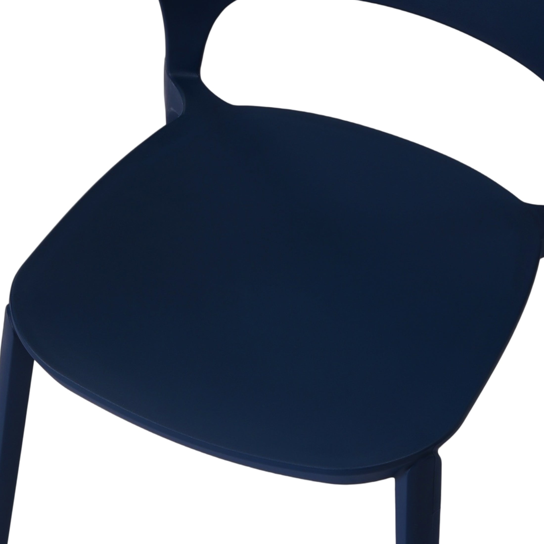 Patio Stacking Dining Side Chair (Set of 2)