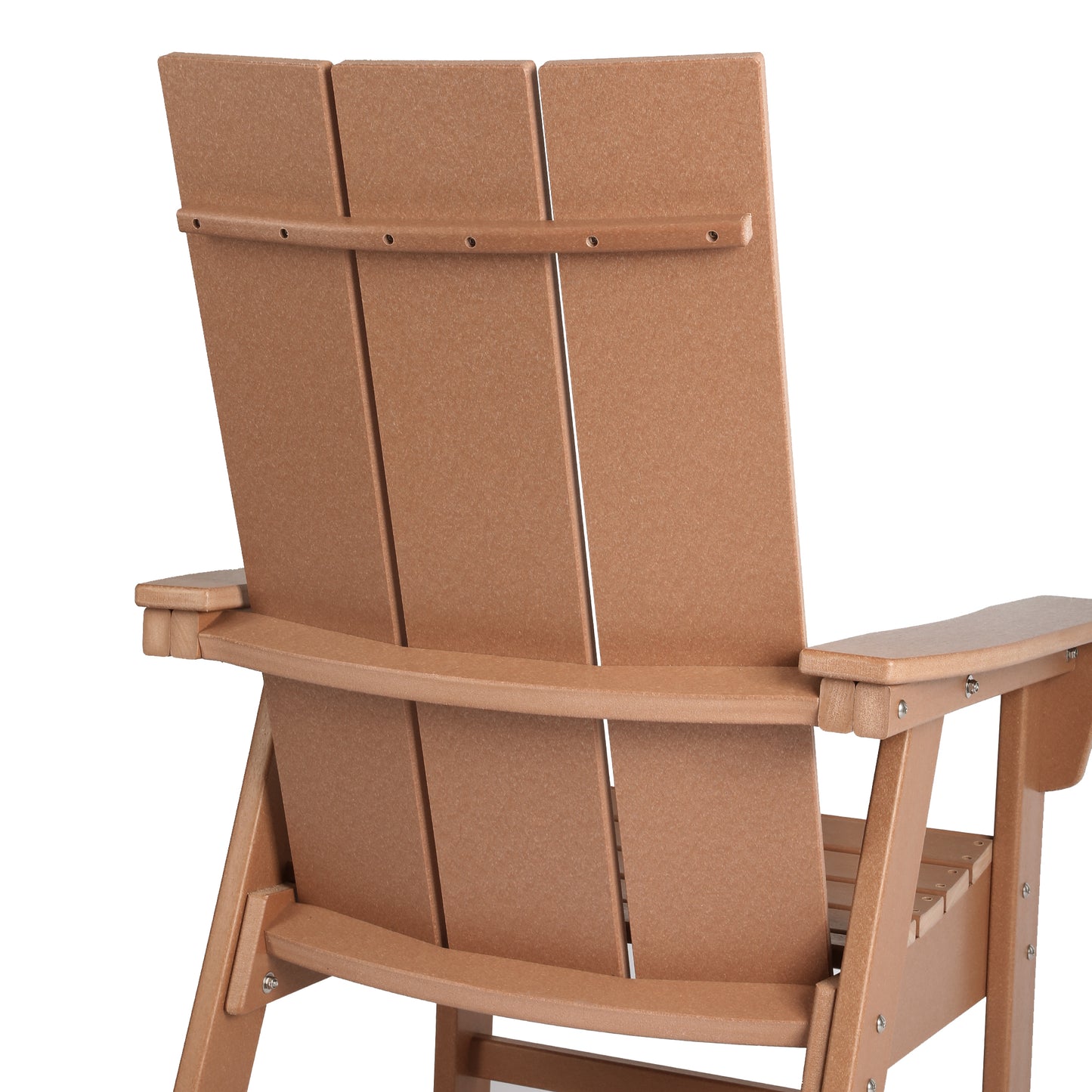 Malibu Modern All-Weather Outdoor Contoured Adirondack Dining Chair