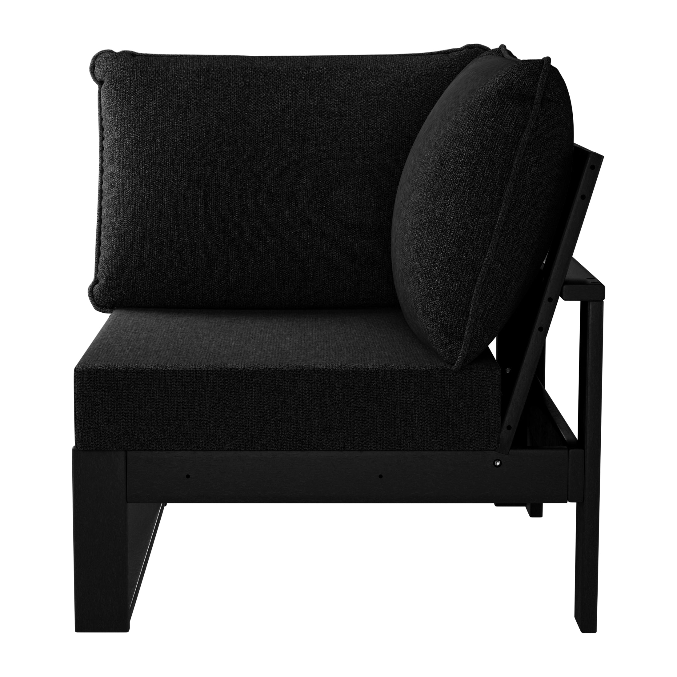 Signature All-Weather Outdoor Modular Patio Deep Seating Corner Chair (Corner Sectional Seat)
