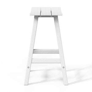 Stockholm All-Weather Outdoor Saddle Counter Stool (24" Height)