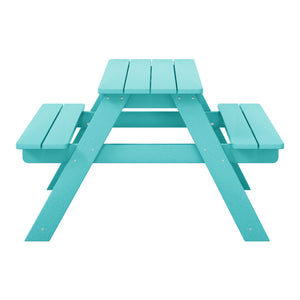 Tiny Terraces Kids' All-Weather Outdoor Picnic Table