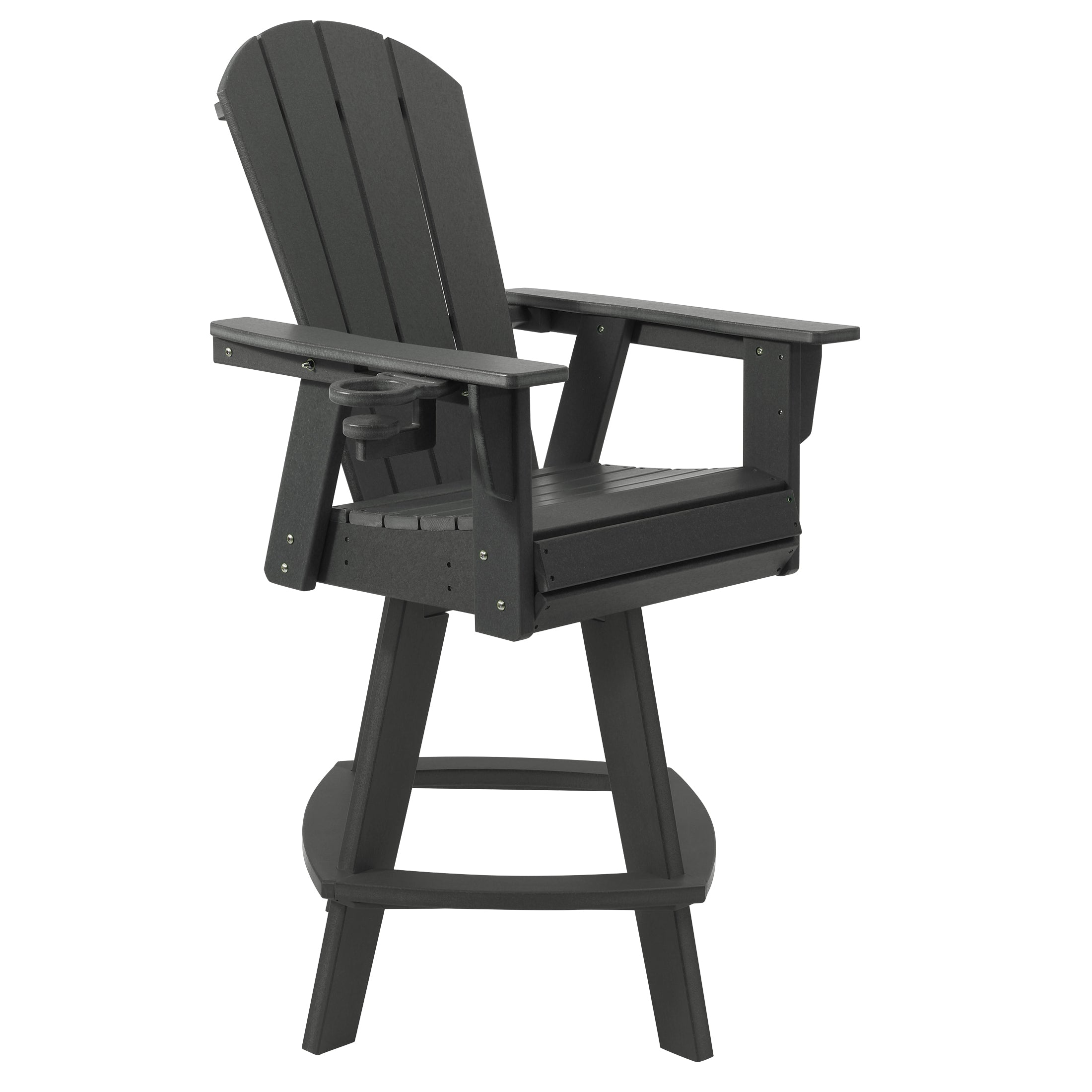 Chatham Adirondack Swivel Bar Chair with Cup Holder
