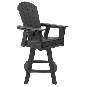 Chatham Adirondack Swivel Bar Chair with Cup Holder