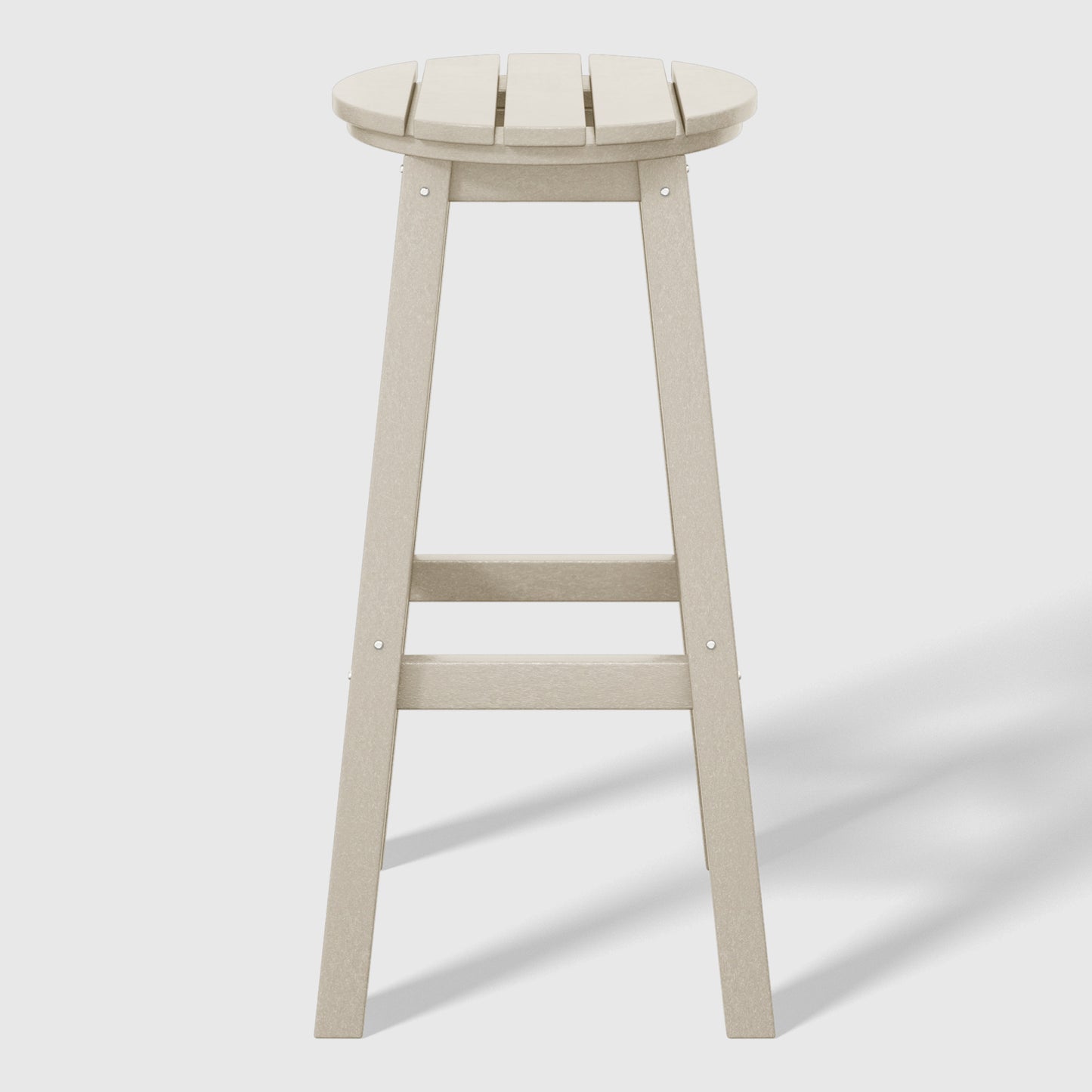 Stockholm All-Weather Outdoor Round Bar Stool (29" Height)