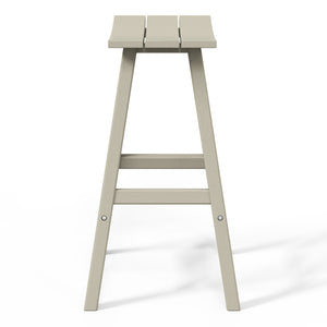 Stockholm All-Weather Outdoor Saddle Bar Stool (29" Height)