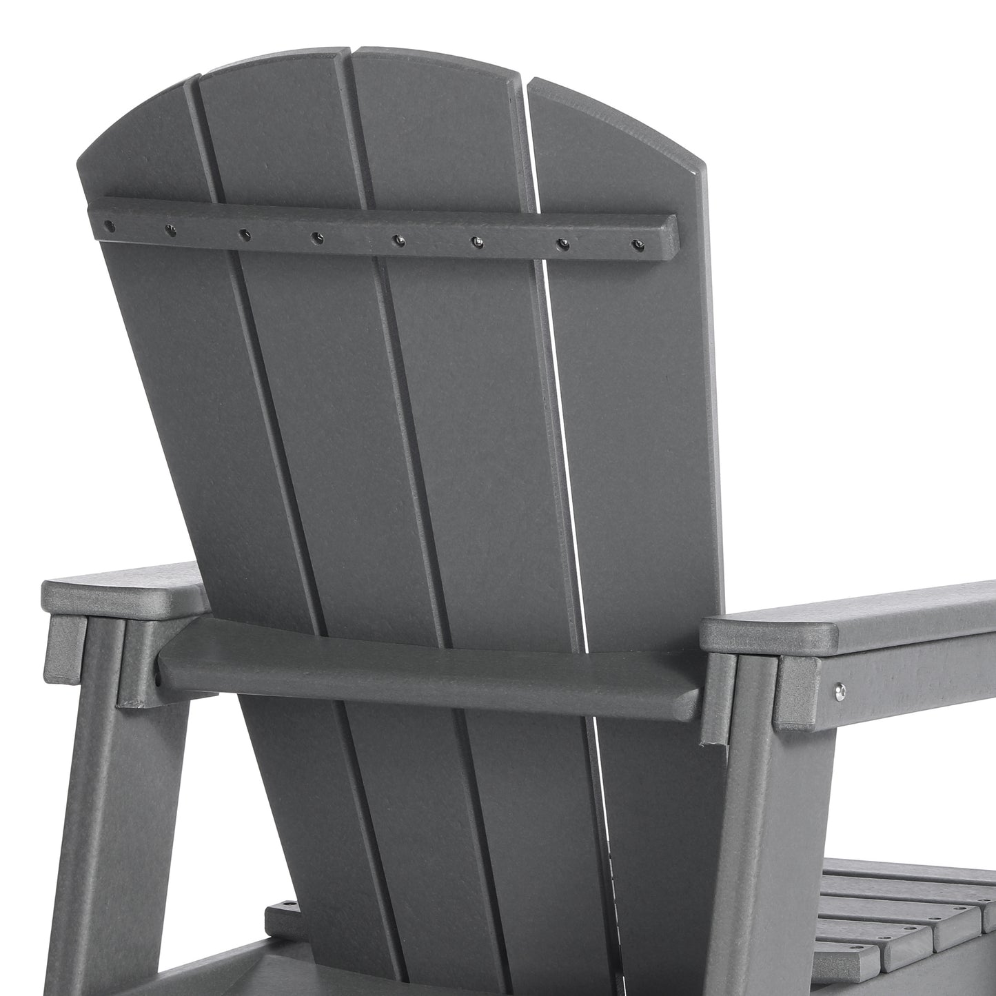 Tiny Terraces Kids' All-Weather Outdoor Poly Adirondack Chair