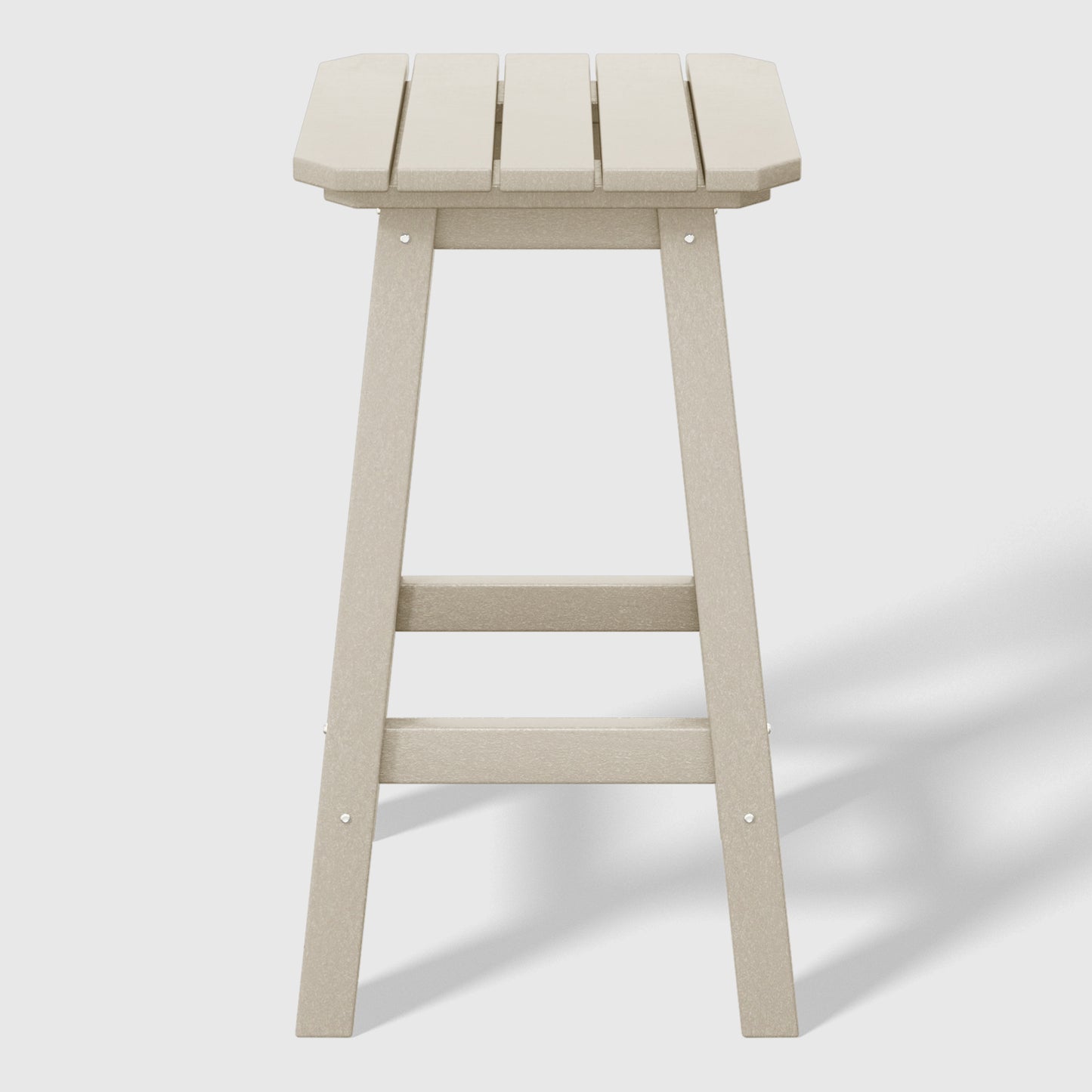 Stockholm  All-Weather Outdoor Square Counter Stool (24" Seat Height)