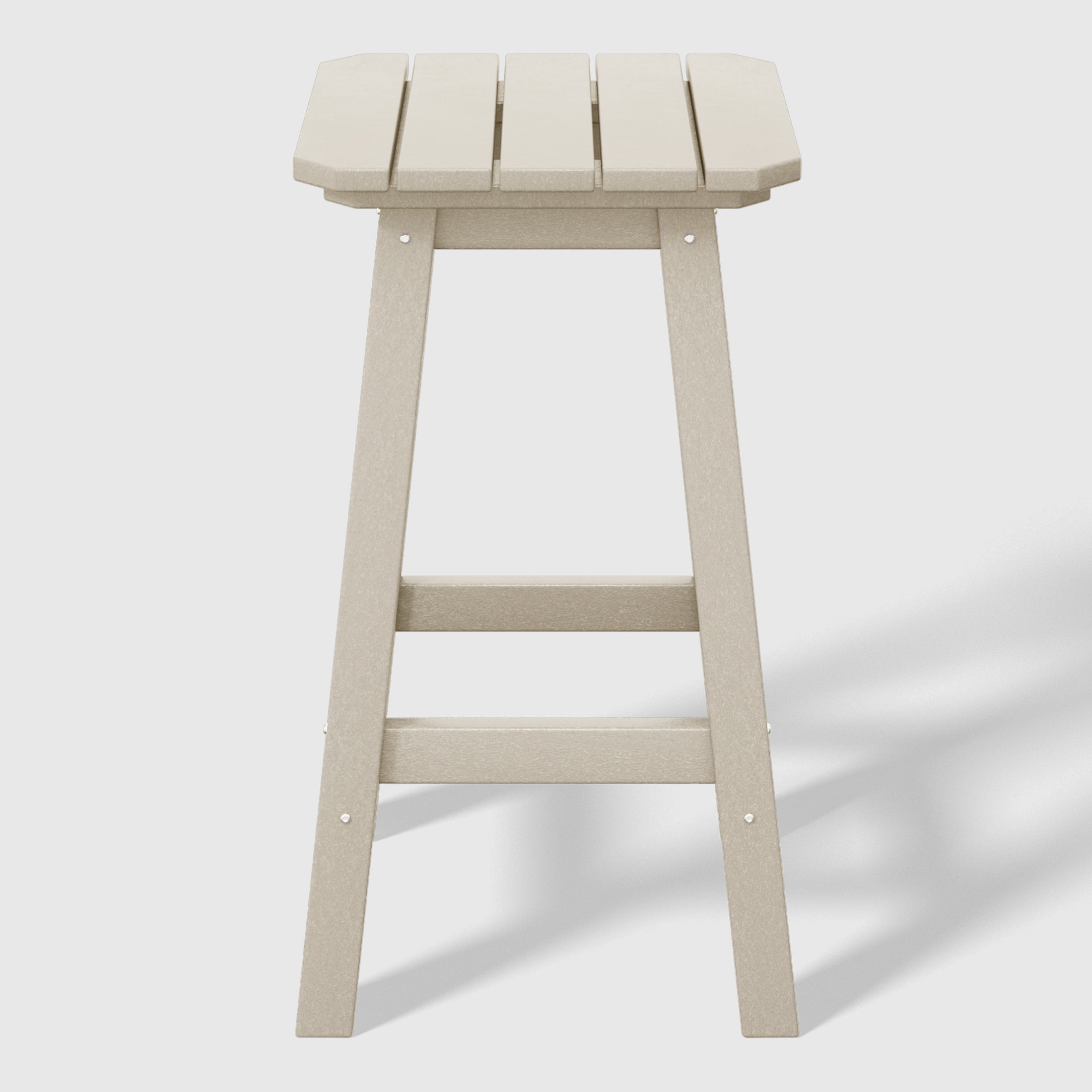 Stockholm  All-Weather Outdoor Square Counter Stool (24" Seat Height)