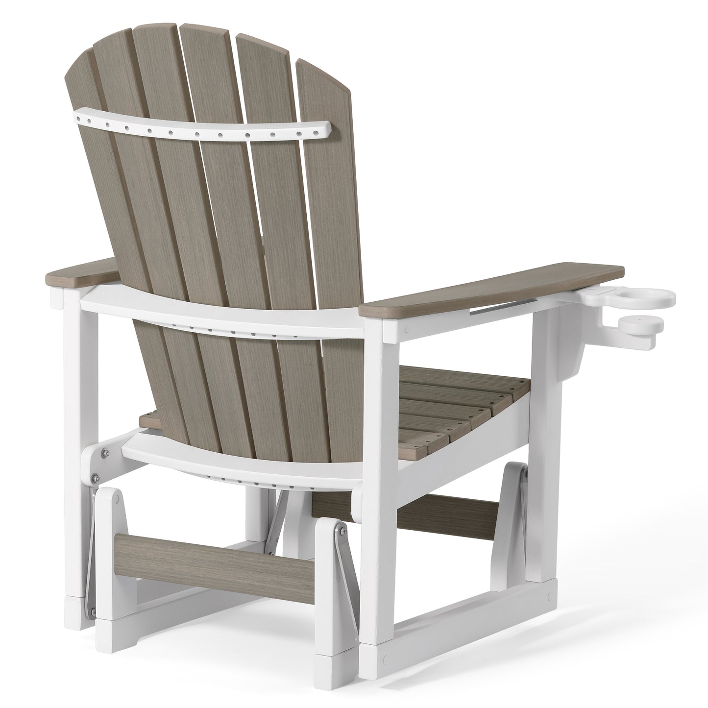 Heritage Ridge Adirondack Glider With Cup Holder