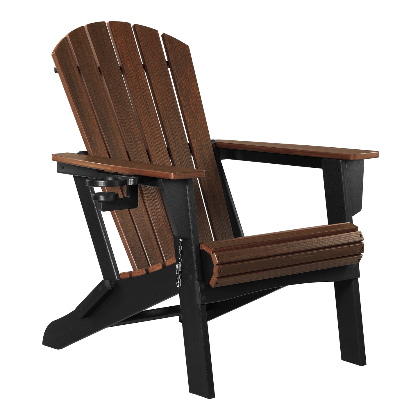 Heritage Ridge Folding Adirondack Chair With Cup Holder