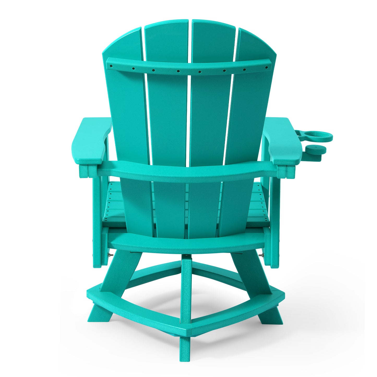Adirondack Swivel Dining Chair with Cup Holder With Cup Holder