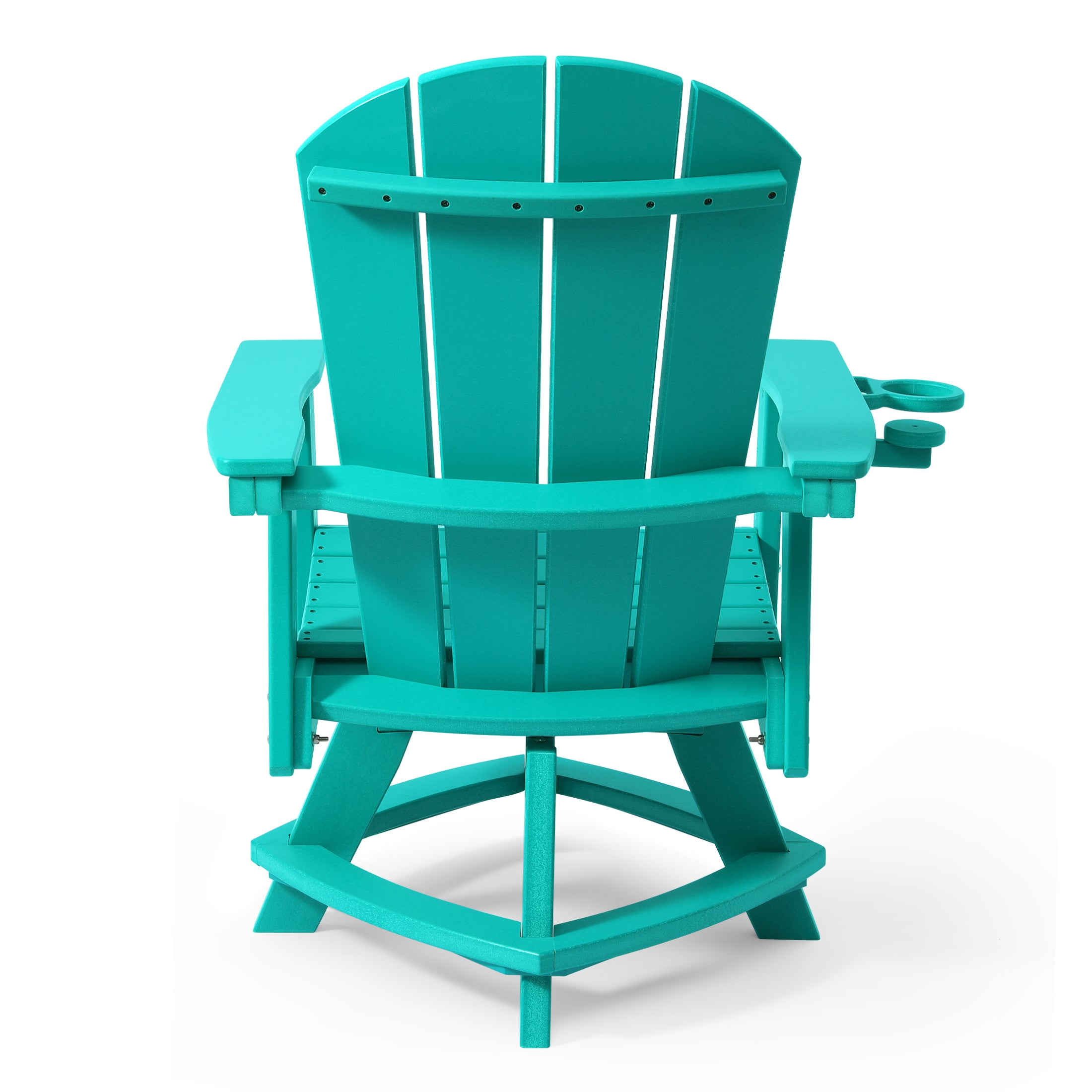 Adirondack Swivel Dining Chair with Cup Holder With Cup Holder