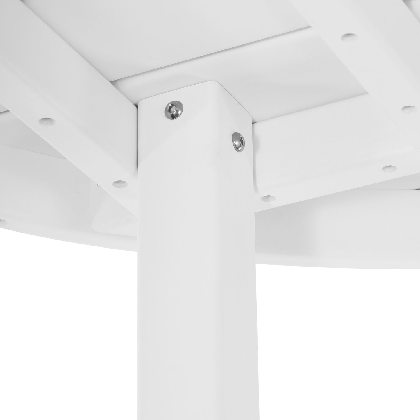 Tiny Terraces Kids' All-Weather Outdoor Round Dining Table (38" Wide)